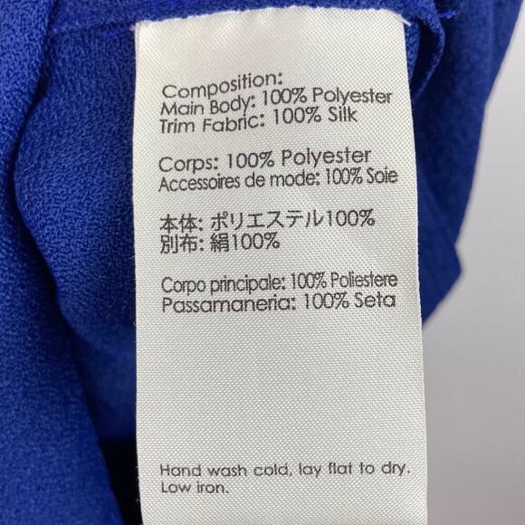 3.1 PHILLIP LIM Crepe Shirt Dress with Silk Front Wrap - Size 2 - Picture 12 of 15